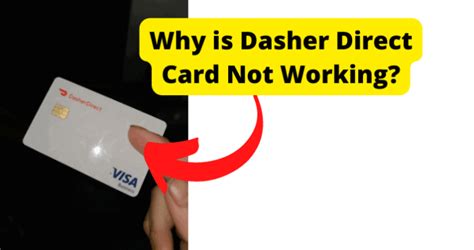 At times, Dashers complain about their Direct card not working. . Dasher direct insufficient funds